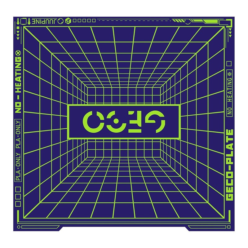 Wefuit JUUPINE 241x254mm Build Plate GECO Plate,PLA Cold Plate Supertack No Heating Spring Steel 0℃ Printing Hot Bed for Prusa MK4/MK4S/i3 MK3S/MK3/MK2/MK2.5/MK2.5S 3D Printer. - Image 1